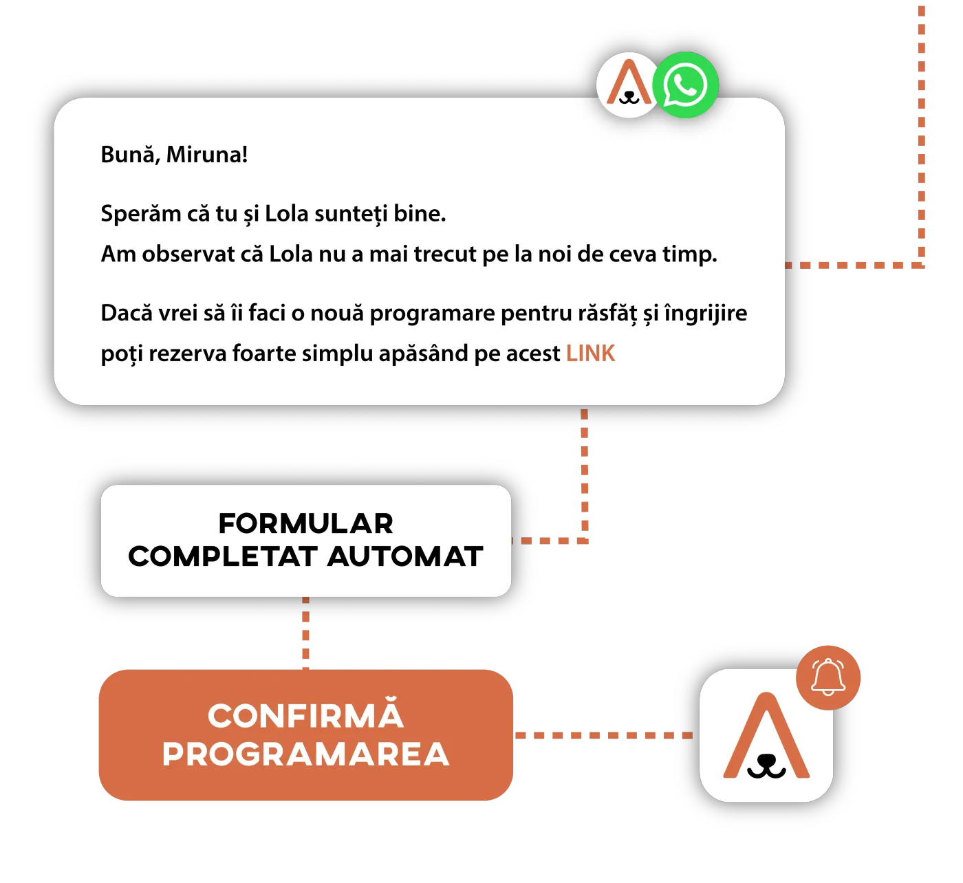 Automatic WhatsApp messages