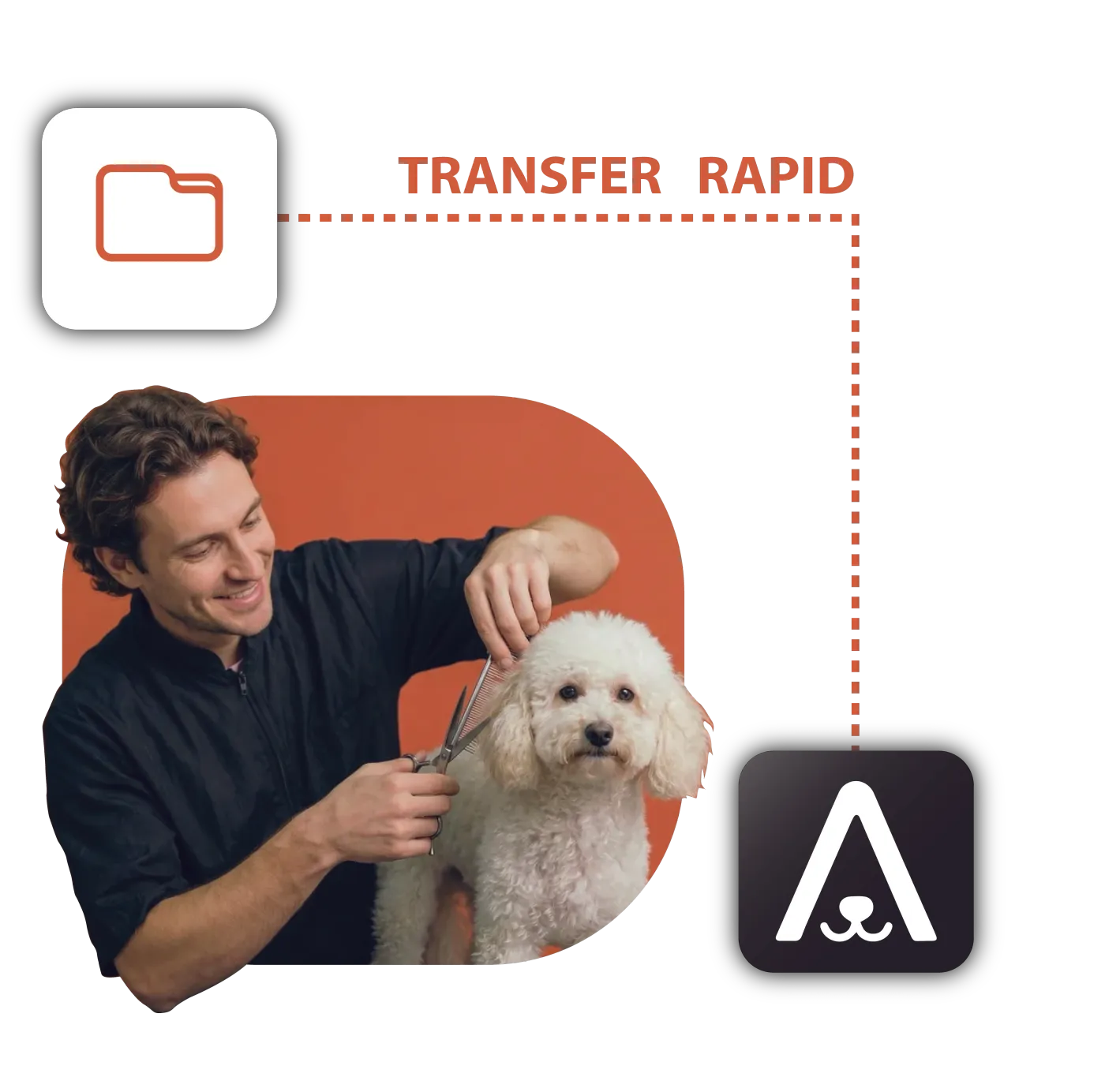 Fast transfer, your work carries on